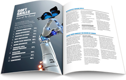 Informative white paper opened and read to read